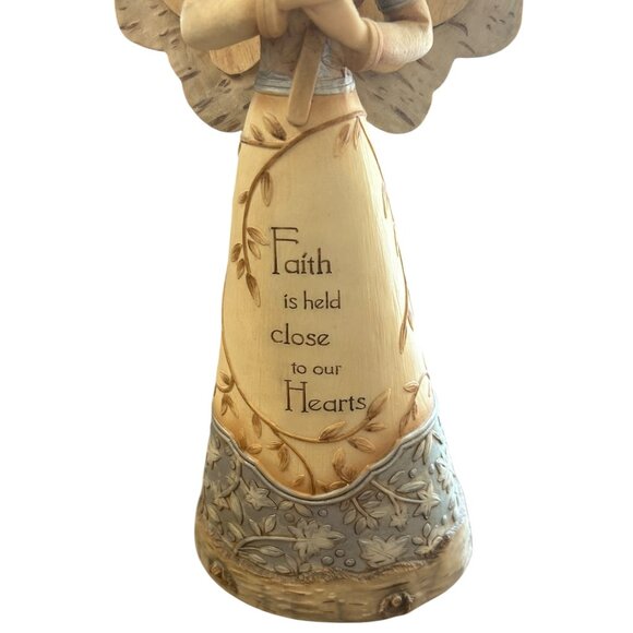 Elements Resin Tall Angel Barbara McDonald Faith Figurine - Picture 5 of 6